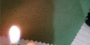 What are the characteristics of welded fire retardant cloth?