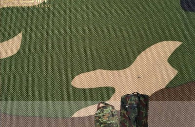 What are the characteristics of camouflage Oxford cloth?