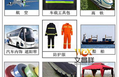 Uses of functional flame retardant Oxford cloth