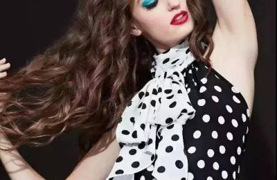 Look at this polka-dot skirt to grab the C position this summer