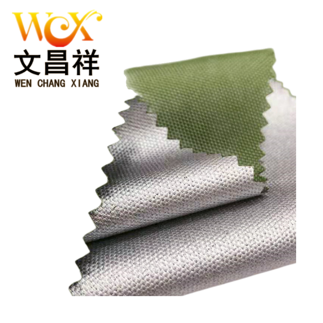 Silver-coated Oxford cloth